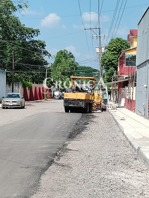 MÍNIMO EL AVANCE EN ASFALTADO DE LA CALLE “25 DE MARZO” - Crónica de ...